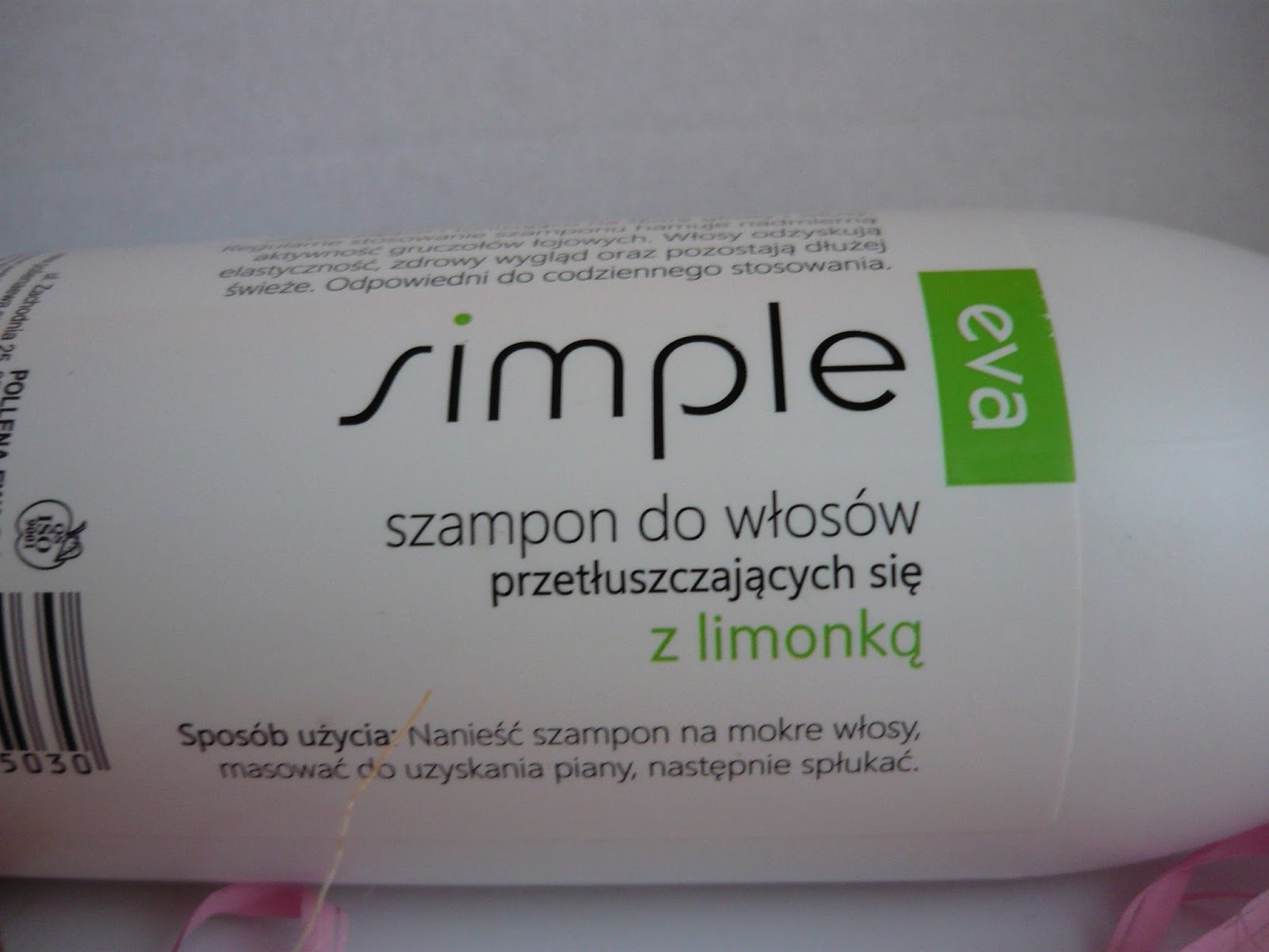 eva simple szampon do włosów przetłuszczających z limonka