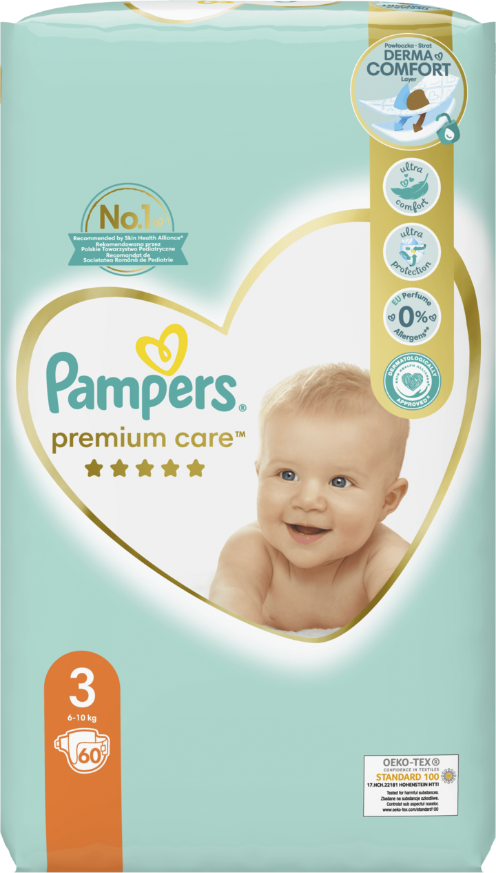 pieluchy pampers care 3