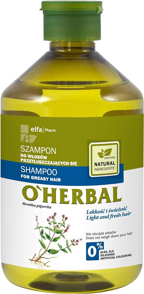 elfa pharm o herbal szampon do włosów tłustych 500ml
