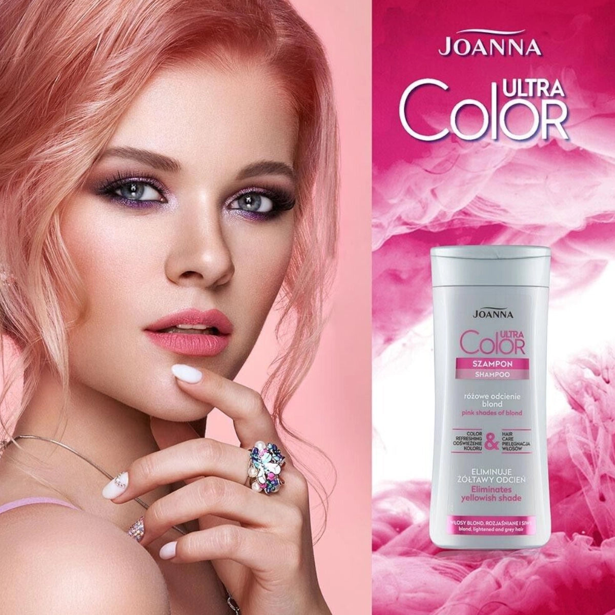 szampon koloryzujący joanna różowy