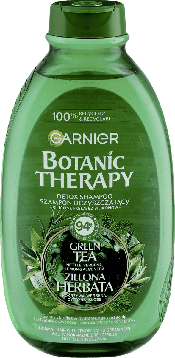botanic therapy zielona herbata eukaliptus & cytrus szampon do włosów