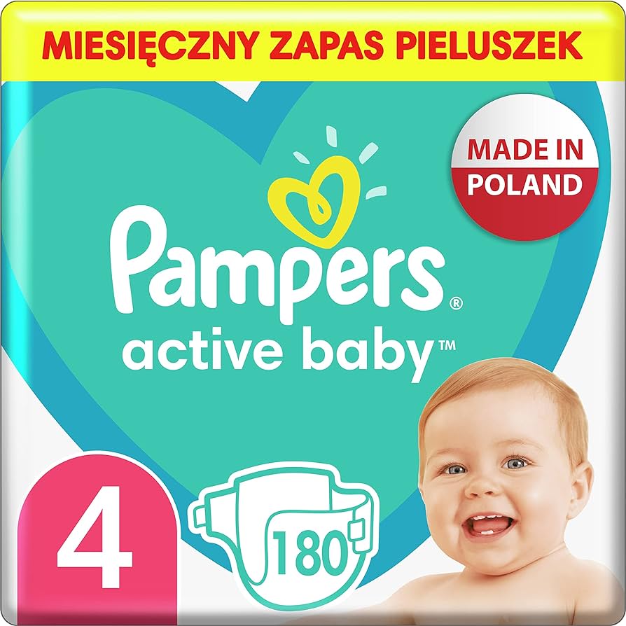 pieluszki pampers active baby 4