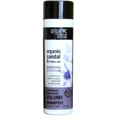 organic shop szampon do włosów dodający objętości skarb sri lanki