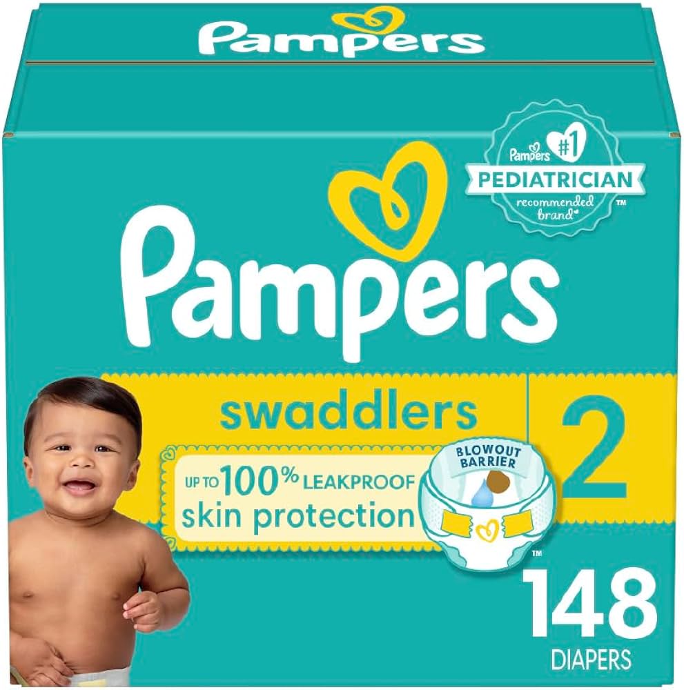 pampers size 2 148 count
