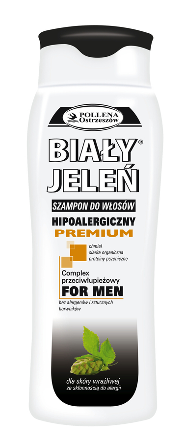 biały jeleń szampon hipoalergiczny z chmielem