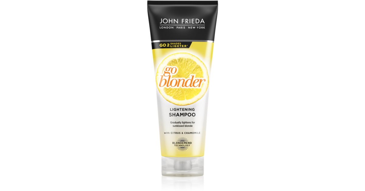 john frieda szampon rozświetlający z perłami blond