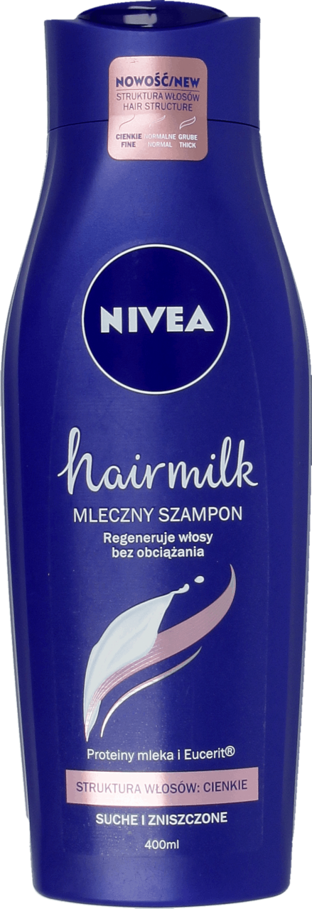 mleczny szampon do wlosow niwea 400ml