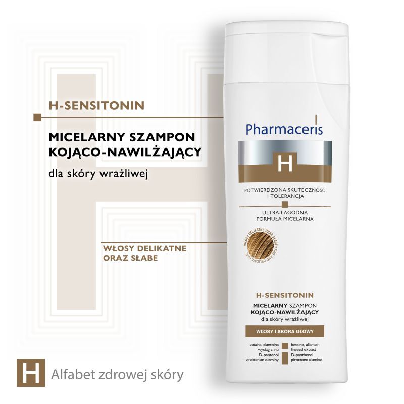 micelarny szampon kojąco-nawilżający do skóry wrażliwej 250ml