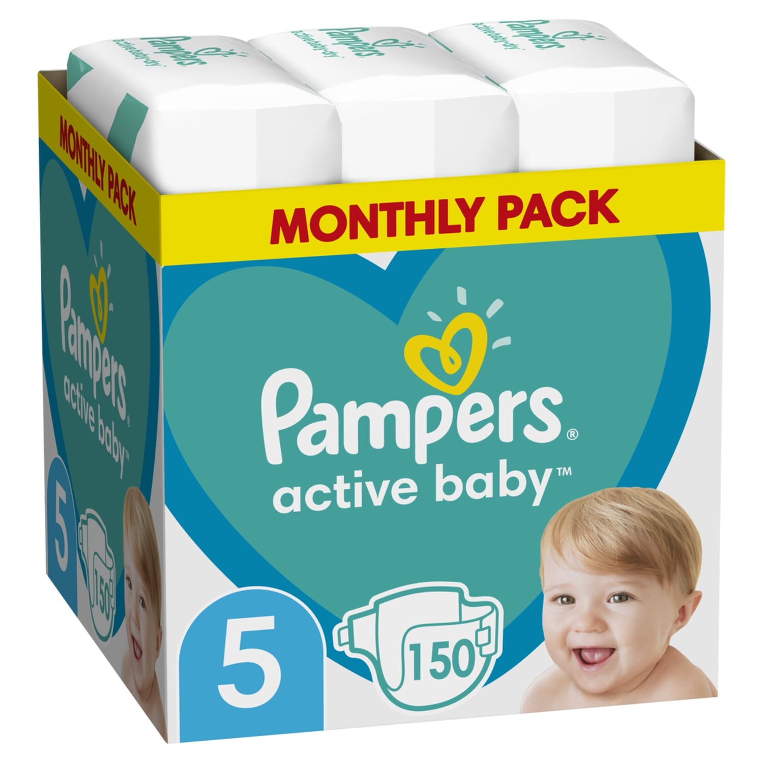 pampers 5 monthly pack