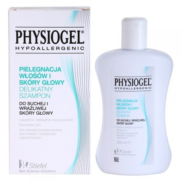 physiogel delikatny szampon do suchej i wrażliwej skóry głowy